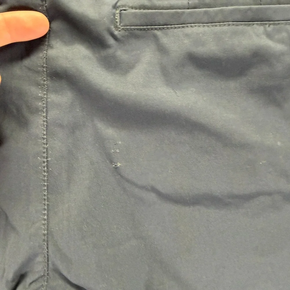 Kenneth Cole Pant Mens 34x32 Gray Nylon Khakis Straight Workwear Utility Stretch